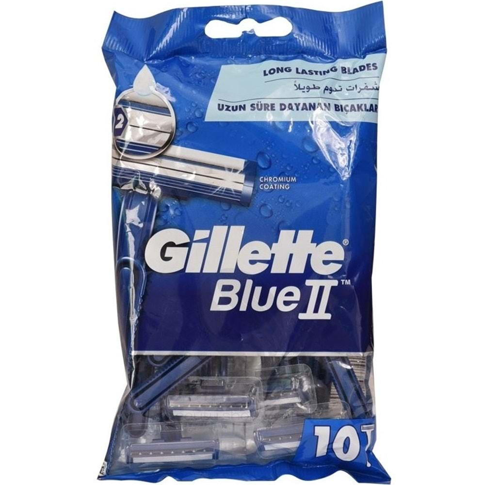 Gillette Blue2 Kullan At Tıraş Bıçağı 10'lu