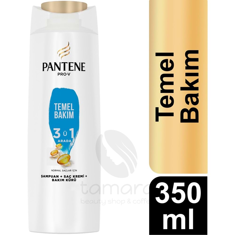 Pantene Temel Bakım 3'Ü1 Arada Şampuan 350 Ml