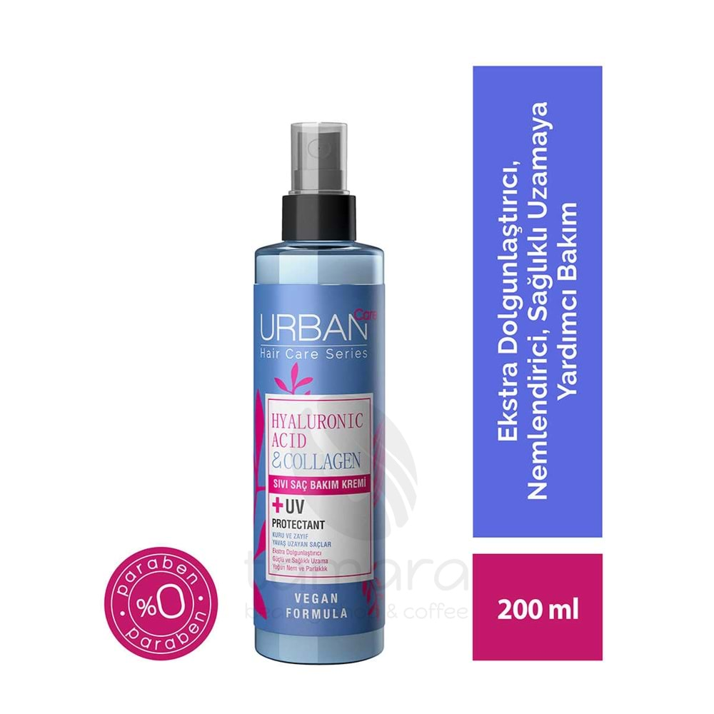 Urban Care Hyaluronic Acid & Collagen Sıvı Saç Bakım Kremi