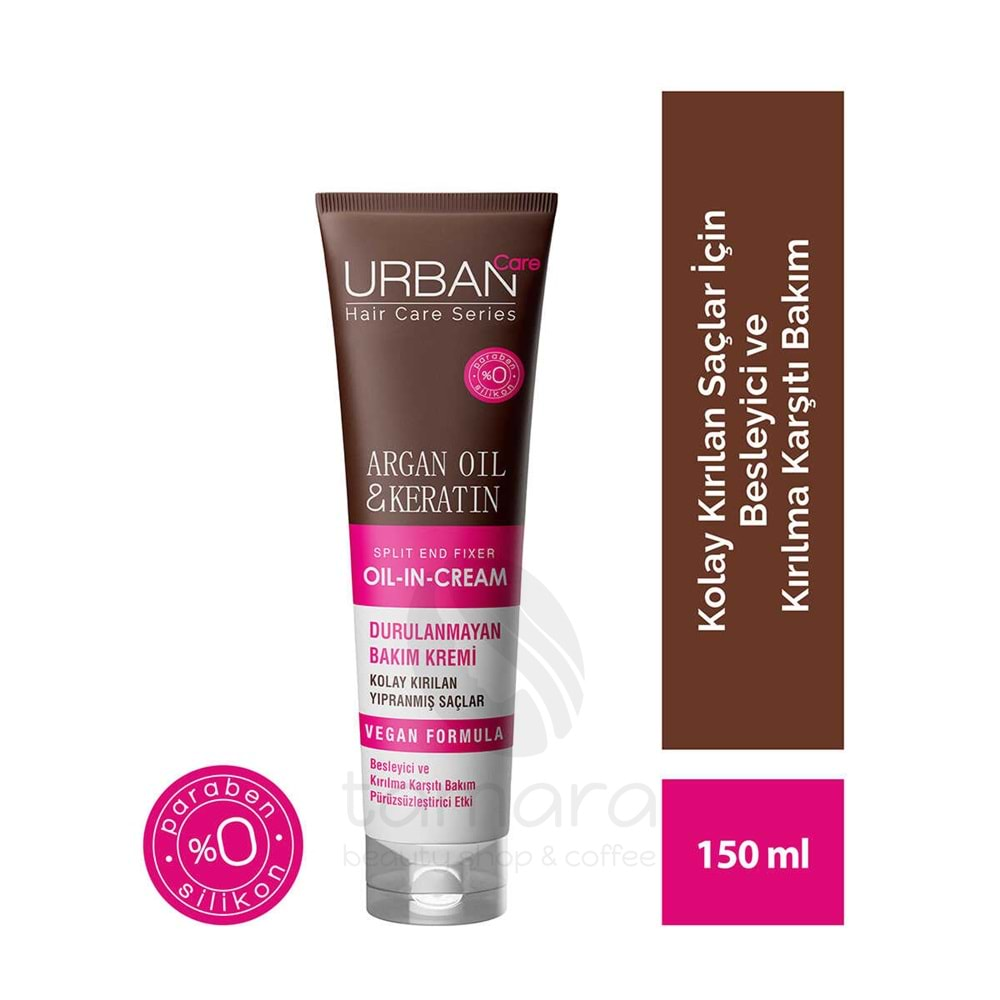 Urban Care Argan Oil & Keratin Durulanmayan Bakım Kremi