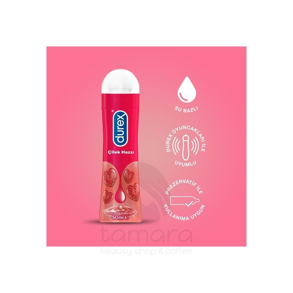 Durex Çilek Hazzı Kayganlaştırıcı Jel 50 ml