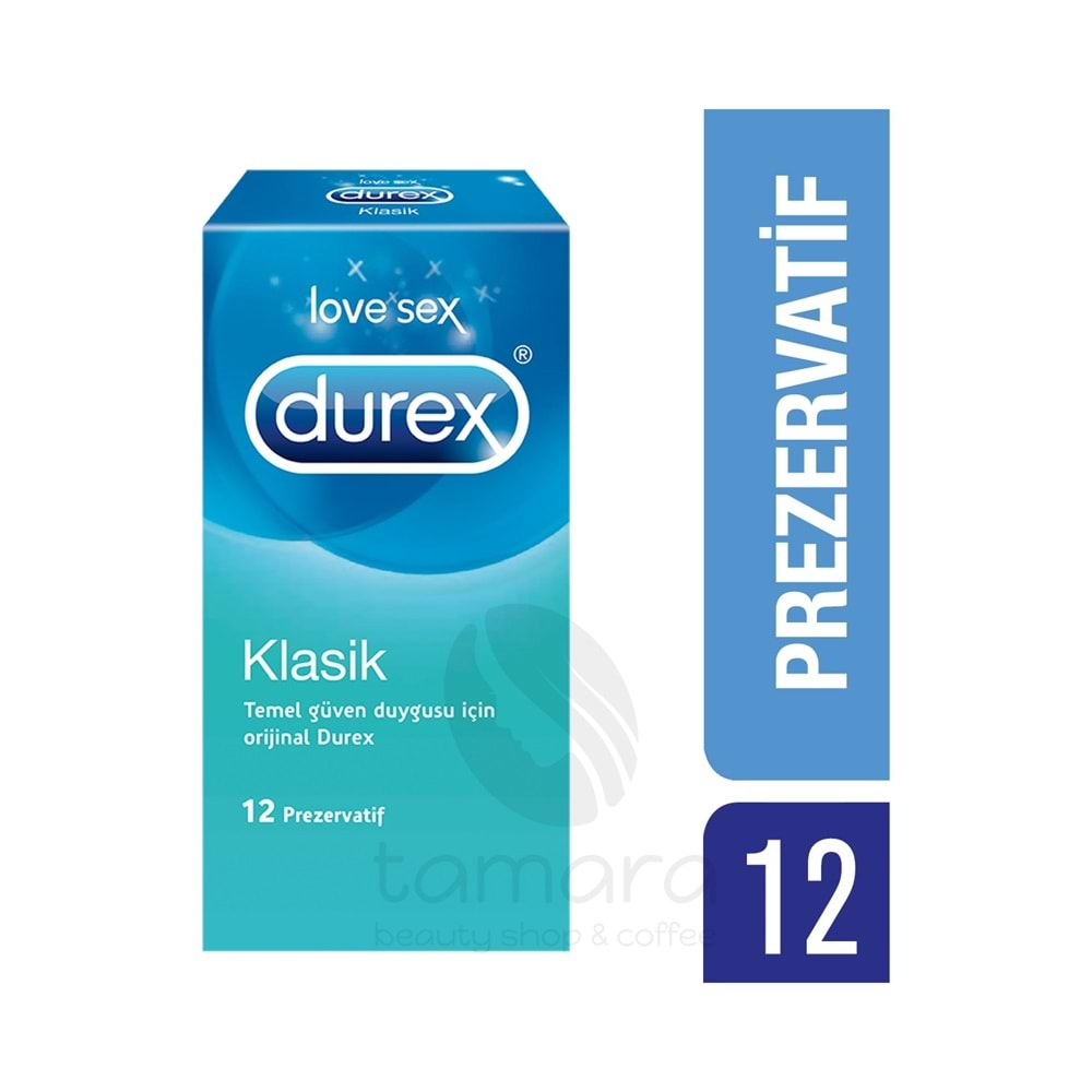 Durex Klasik Prezervatif 12'li - Temel Güven Duygusu