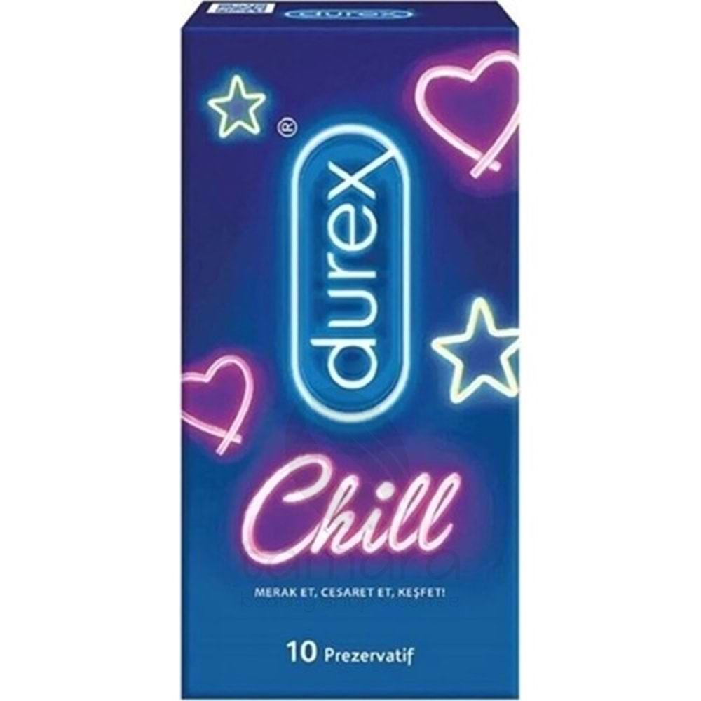 Durex Chill Prezervatif 10'Lu