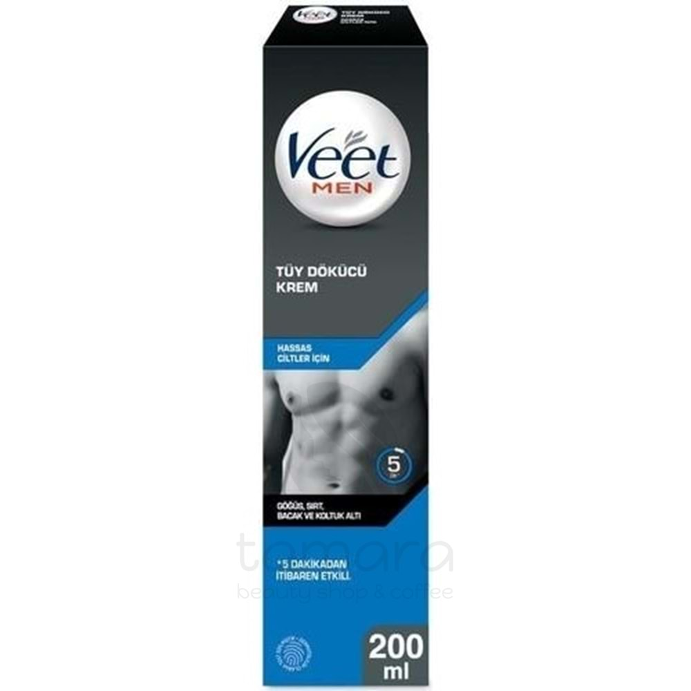 Veet Men Erkeklere Özel Tüy Dökücü Krem Hassas Ciltler 200 ml