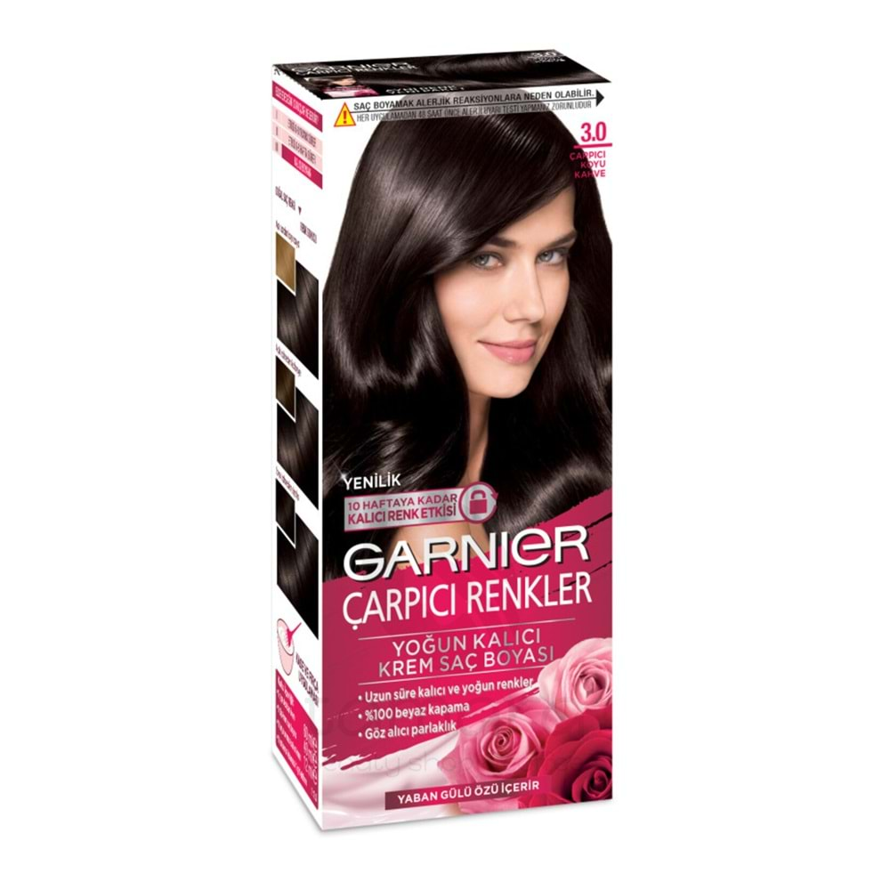 Garnier Çarpıcı Renkler 3/0 - Çarpıcı Kahve Saç Boyası