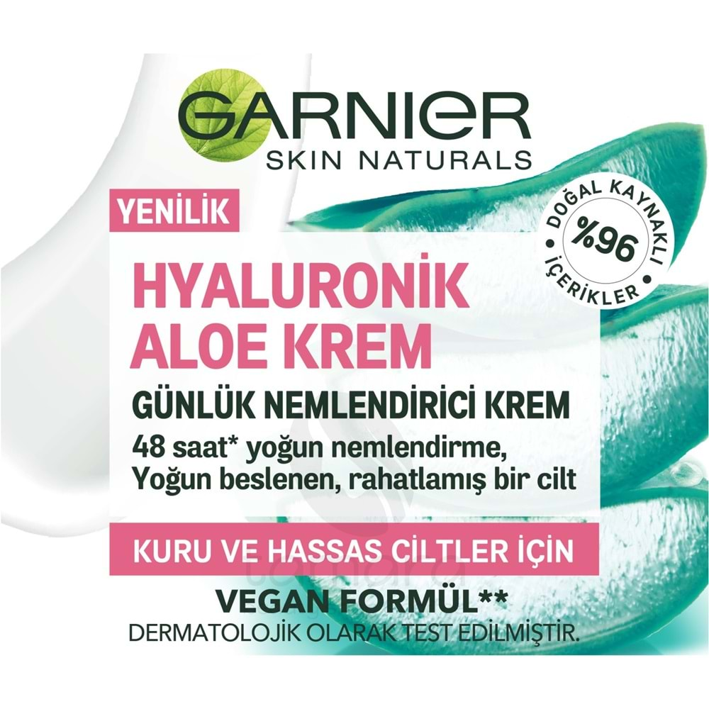 Garnier Hyaluronik Aloe Krem 50 ml