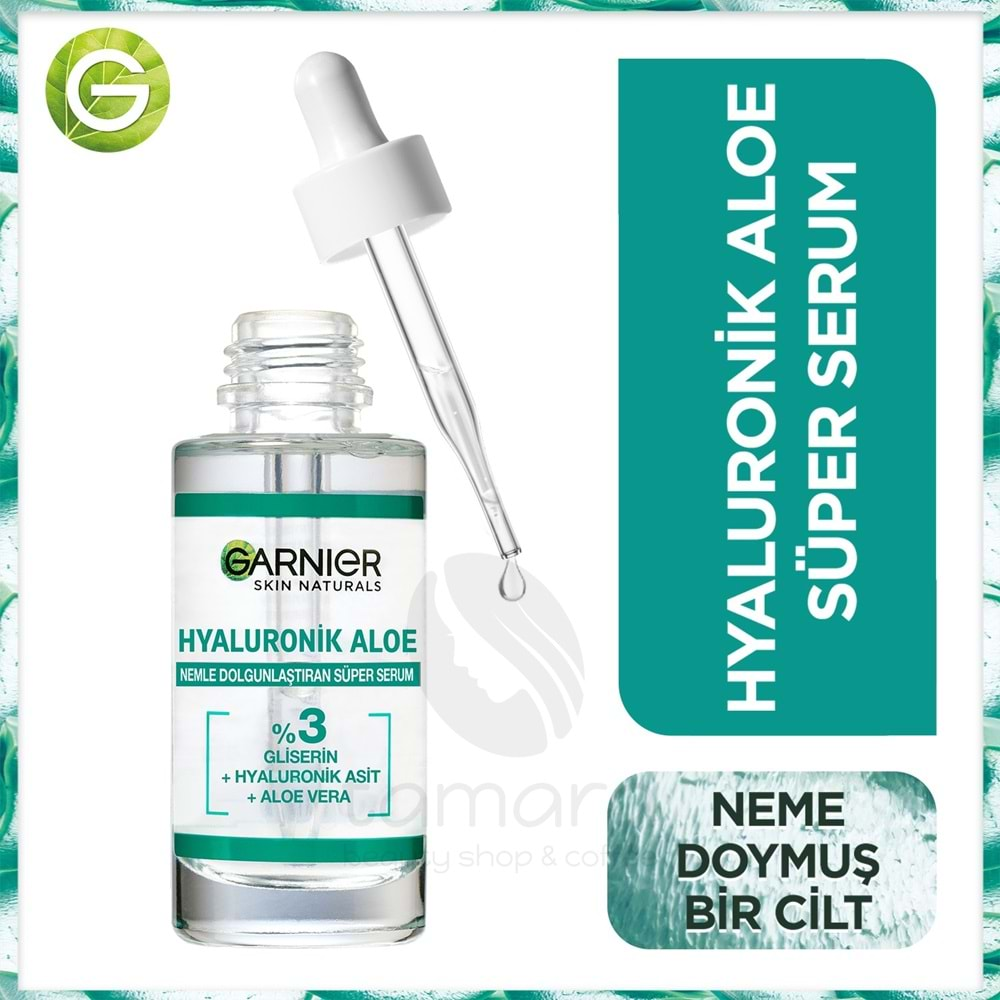 Garnier Hyaluronik Aloe Nemle Dolgunlaştıran Süper Serum 30 ml