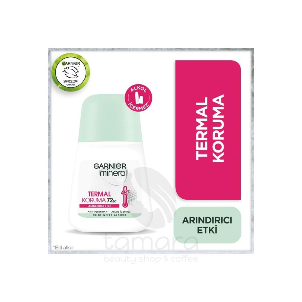 Garnier Mineral Termal Koruma Kadın Roll-On Deodorant