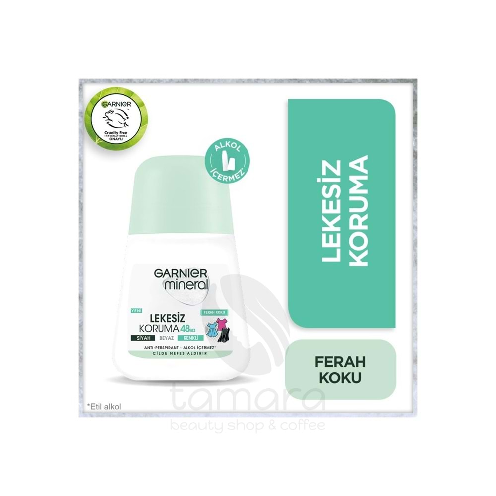 Garnier Mineral Lekesiz Koruma Ferah Koku Roll-On Deodorant