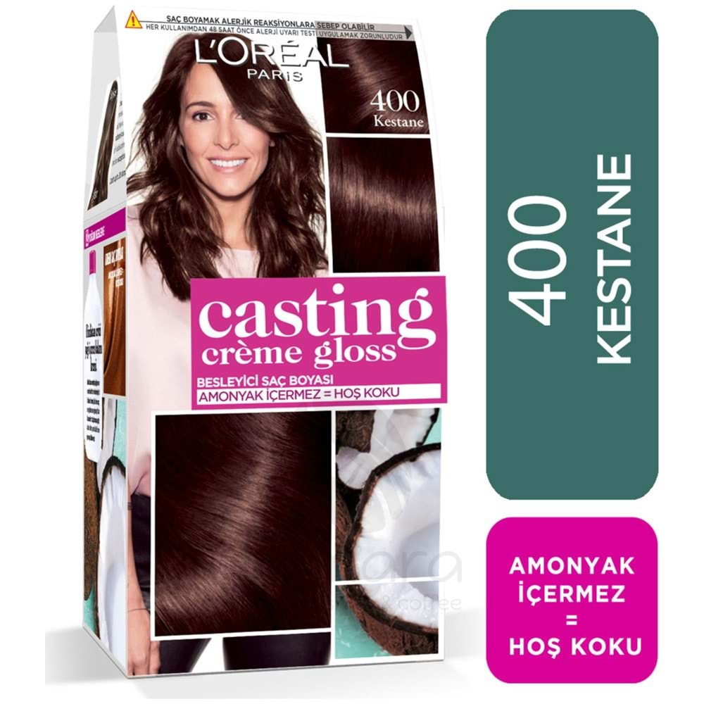 Loreal Paris Casting Crème Gloss Saç Boyası - 400 Kestane