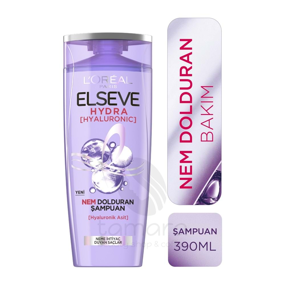 Loreal Paris Elseve Hydra [hyaluronic] Nem Dolduran Şampuan 390ML