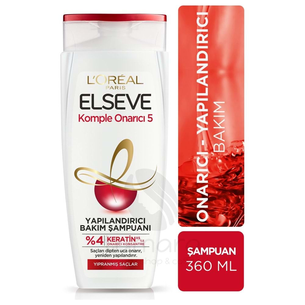 Loreal Paris Elseve Komple Onarıcı 5 Yapılandırıcı Bakım Şampuanı 360 ml