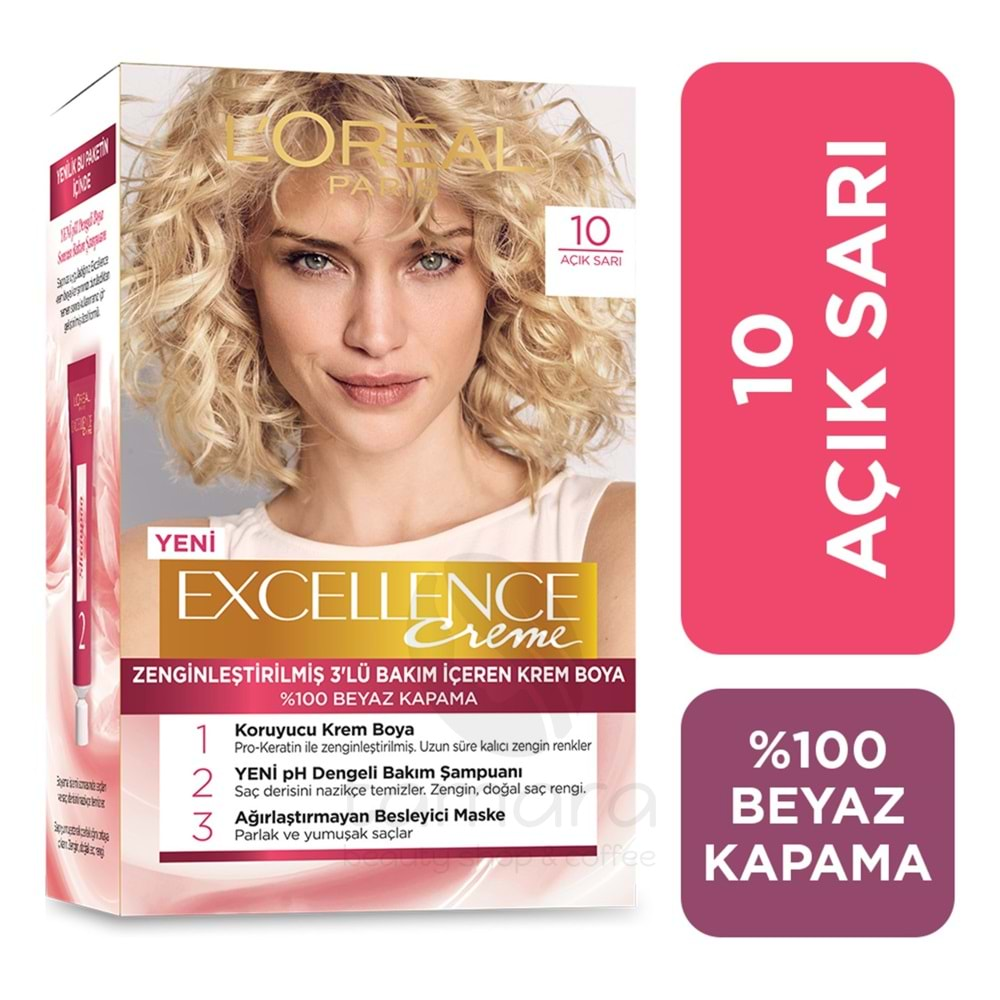 Loreal Paris Excellence Creme Saç Boyası 10 Açık Sarı