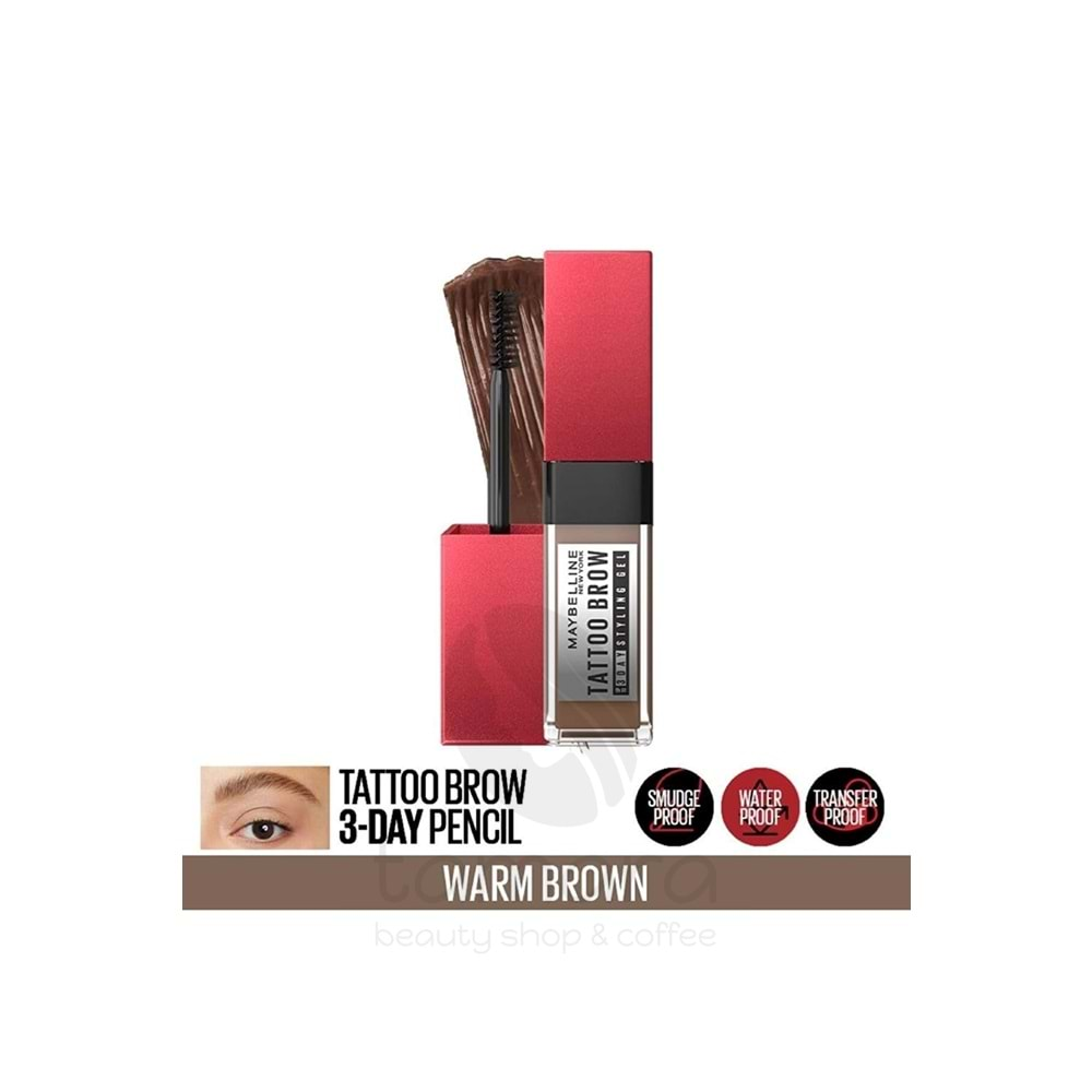 Maybelline New YorkTattoo Brow 36h Gel 260 Deep Brown