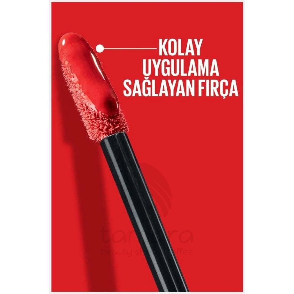 Maybelline New York Super Stay Vinyl Ink Uzun Süre Kalıcı Likit Parlak Ruj 55 Royal