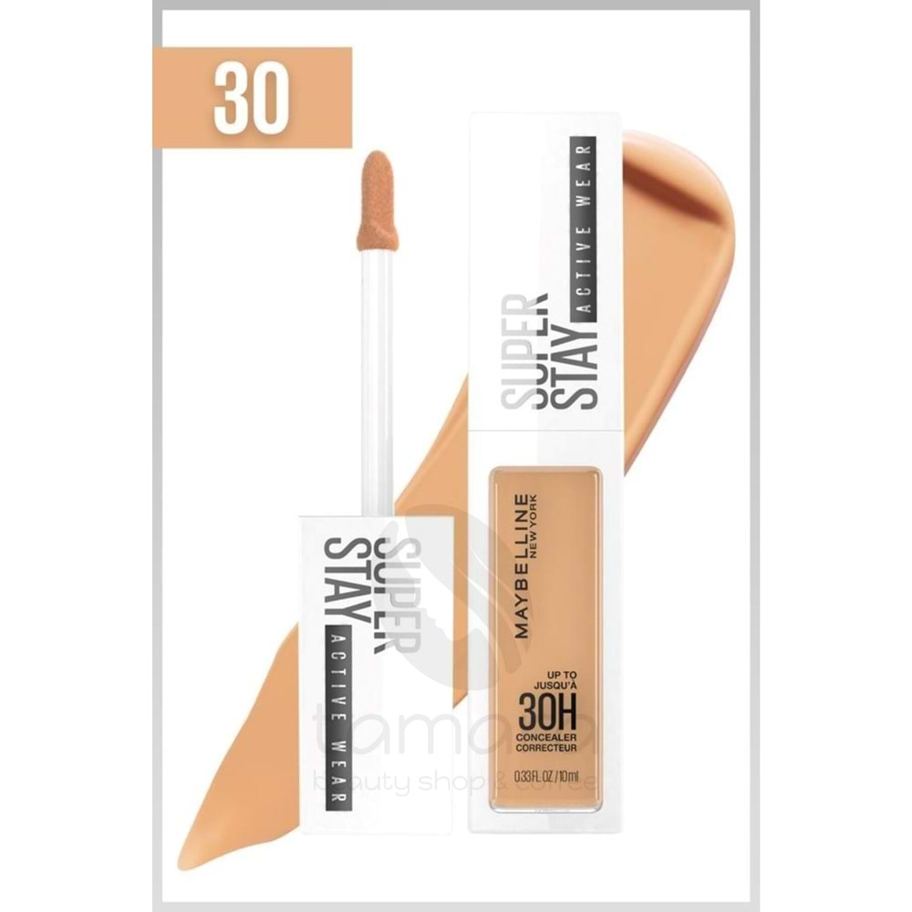 Maybelline New York Superstay Active Wear Kapatıcı 30 Honey