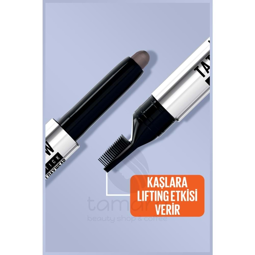 Maybelline New York Kaş Kalemi Tattoo Brow Lift Stick 03 Medium Brown