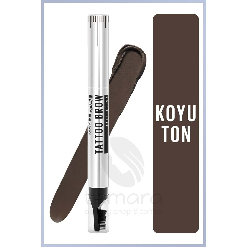 Maybelline New York Kaş Kalemi Tattoo Brow Lift Stick 04 Deep Brown