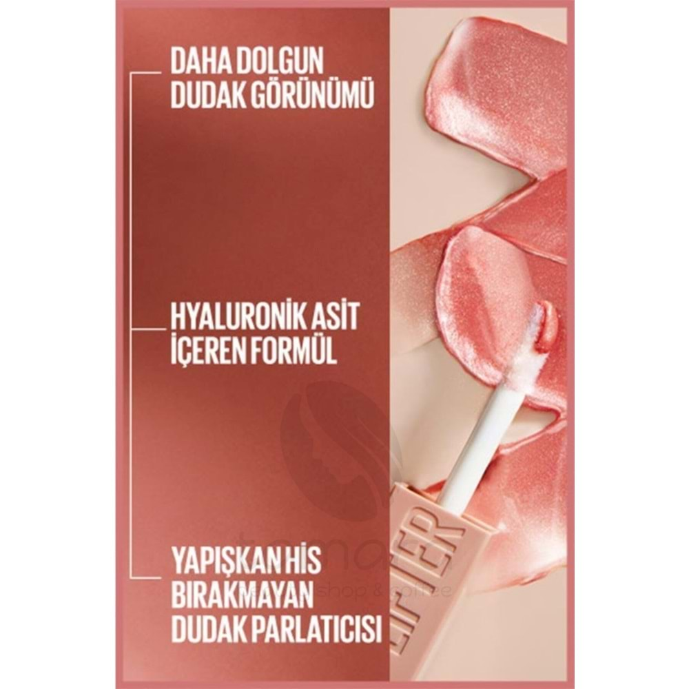 Maybelline New York Lifter Gloss Nemlendirici Dudak Parlatıcısı - 018 Bronze