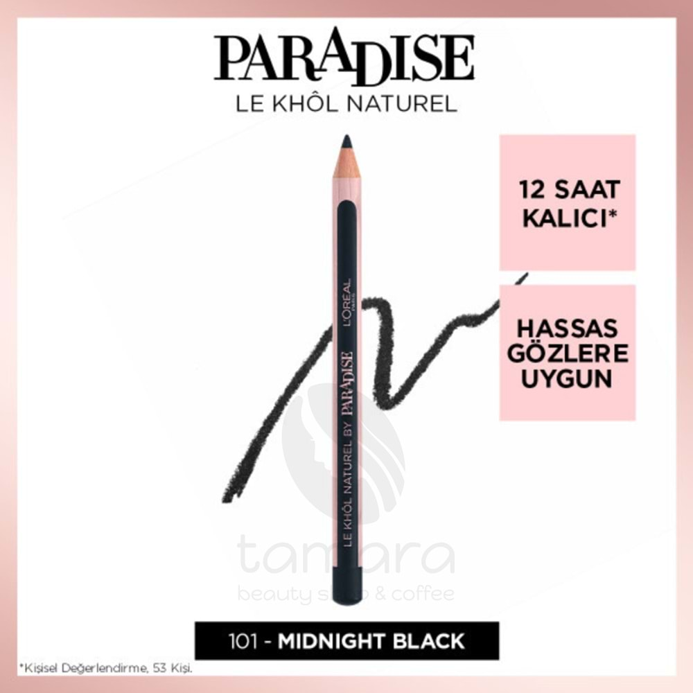 Loreal Paris Paradise Le Kohl Göz Kalemi -101 Midnighy Black