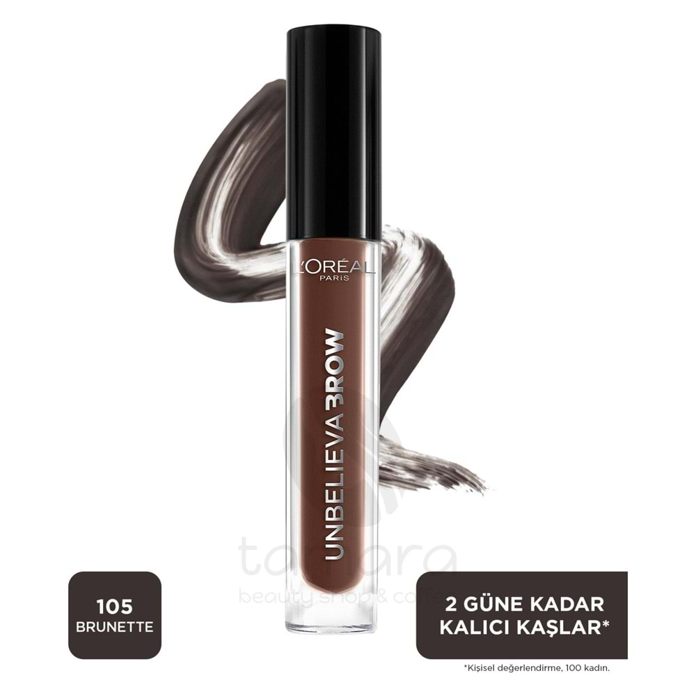 Loreal Paris Uzun Süre Kalıcı Kaş Jeli Unbelieva Brow - 105 Brunette