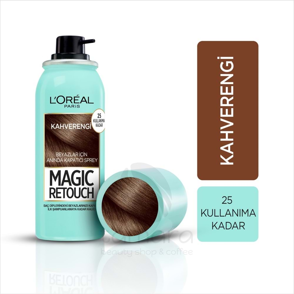 Loreal Paris Magic Retouch Beyaz Dipleri Kapatıcı Sprey - Kahverengi