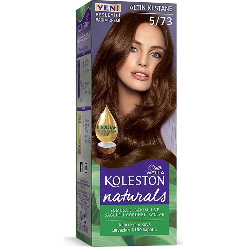 Koleston Naturals Saç Boyası 5/73 Altın Kestane