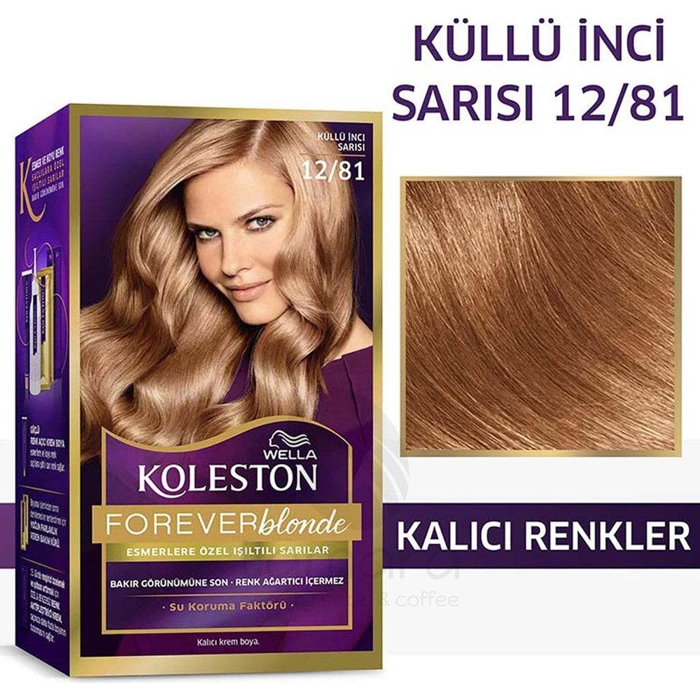 Koleston Kit Saç Boyası 12/81 Küllü İnci Sarısı