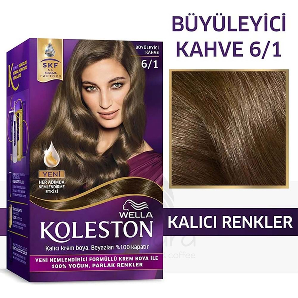 Koleston Kit Saç Boyası 6/1 Büyüleyici Kahve