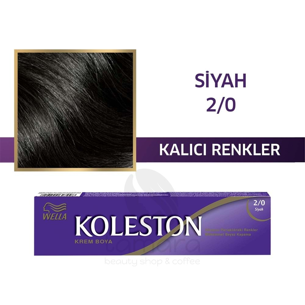 Koleston Single Tüp Boya 2/0 Siyah