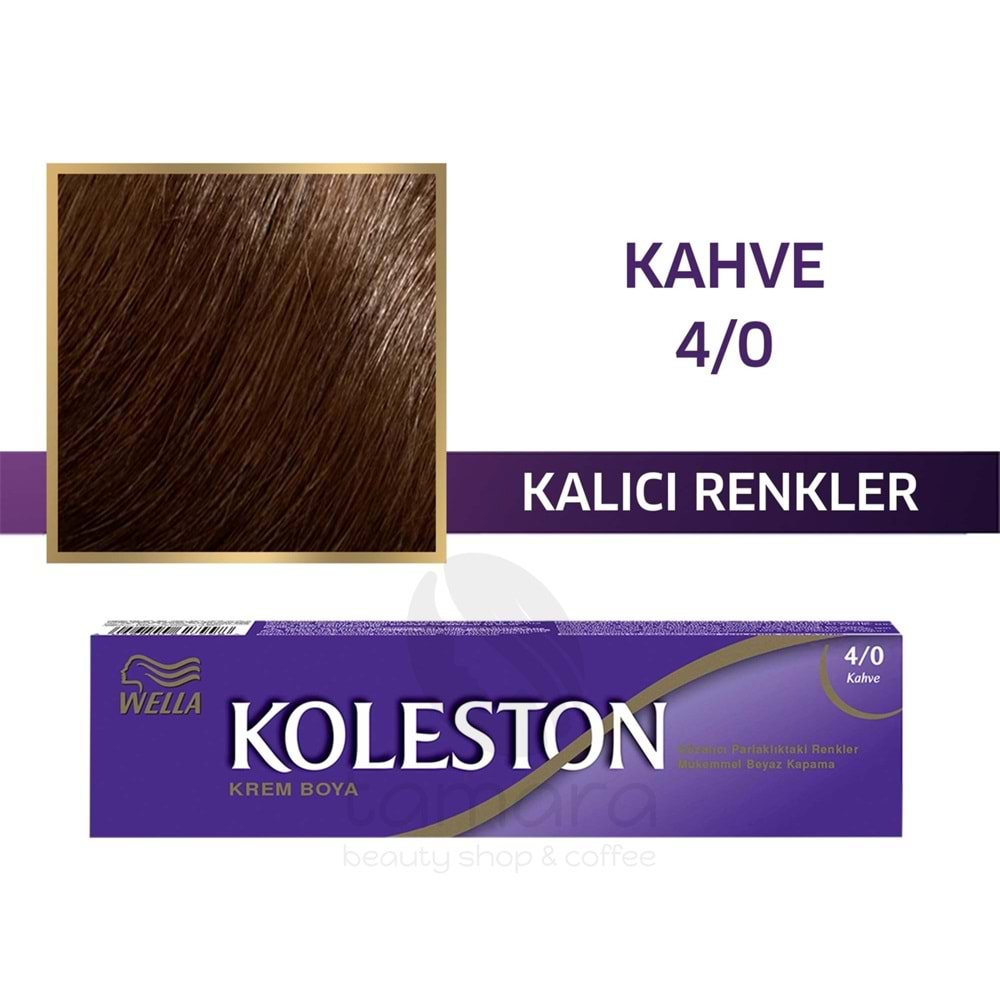 Koleston Single Tüp Boya 4/0 Kahve