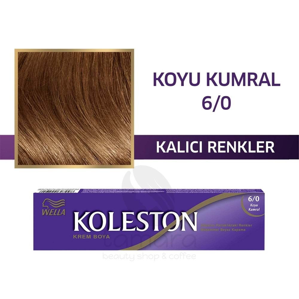 Koleston Single Tüp Boya 6/0 Koyu Kumral