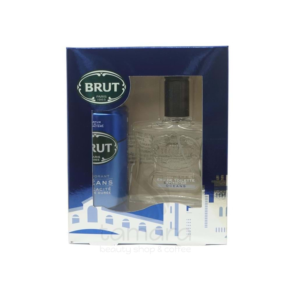 Brut Ocean 100 ml Edt + Deodorant 200 ml Erkek Seti