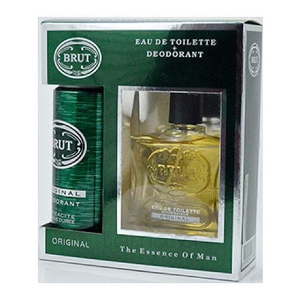 Brut Original EDT 100 ml + Deo Sprey 200 ml Erkek Parfüm Seti