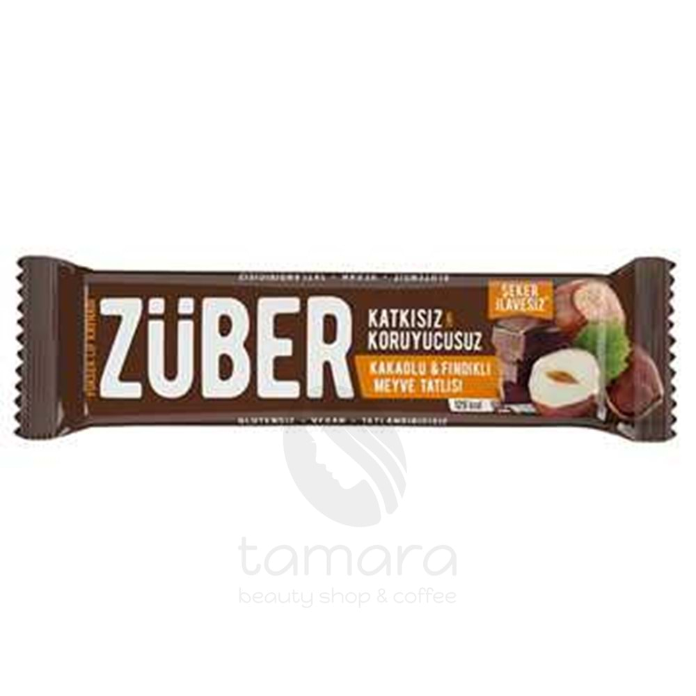 Züber Fındıklı Çikolatalı Meyve Bar 40 G