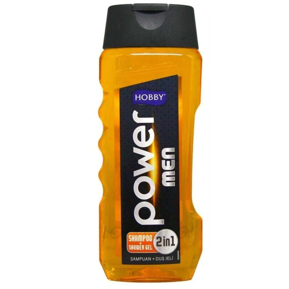 Hobby Şampuan ve Duş Jeli 2in1 Power Men 400ml