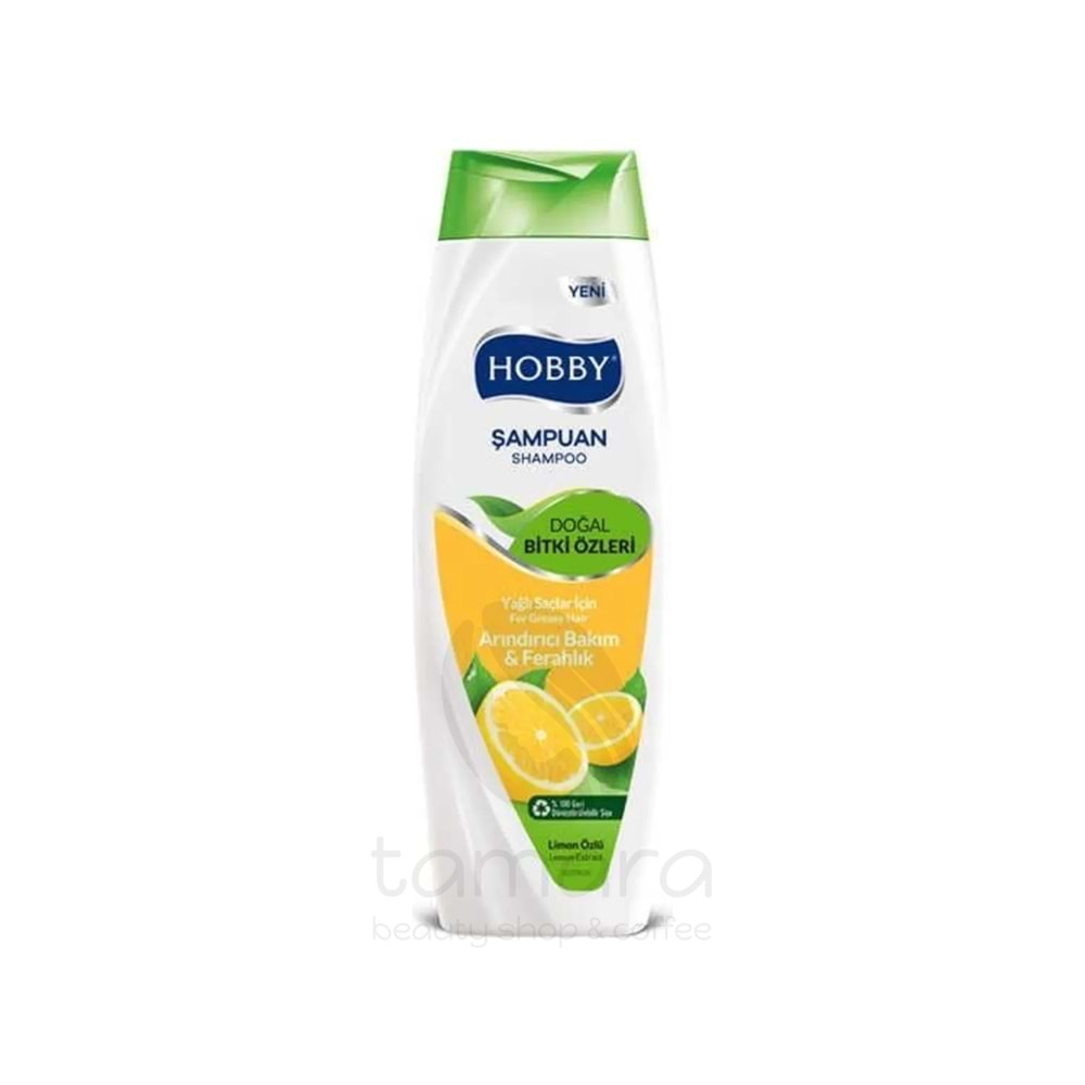 Hobby Limon Özlü Yağlı Saçlar Için Şampuan 600 ml