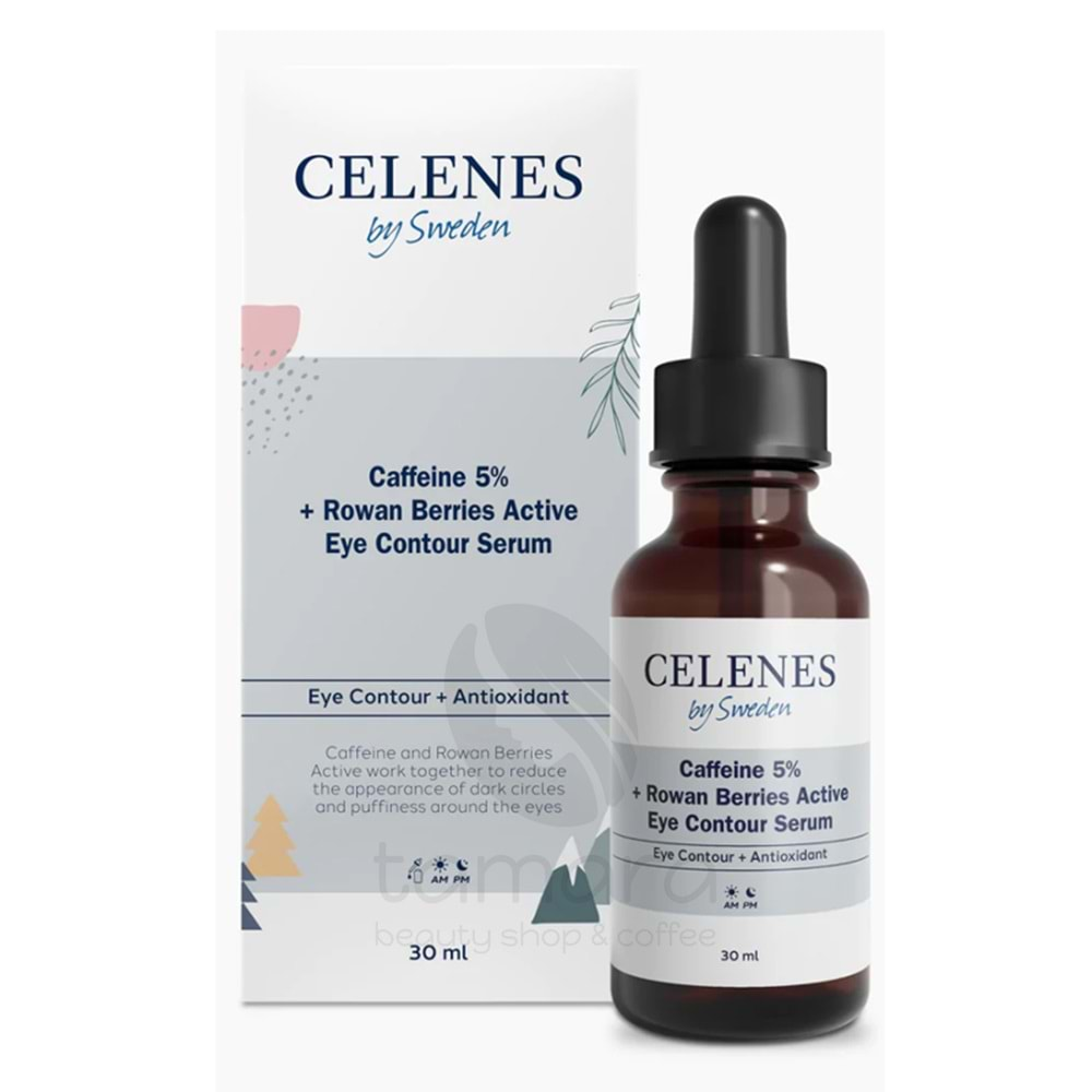 Celenes Kafein 5 + Rowan Berries Aktifli Göz Çevresi Serumu 30 ml