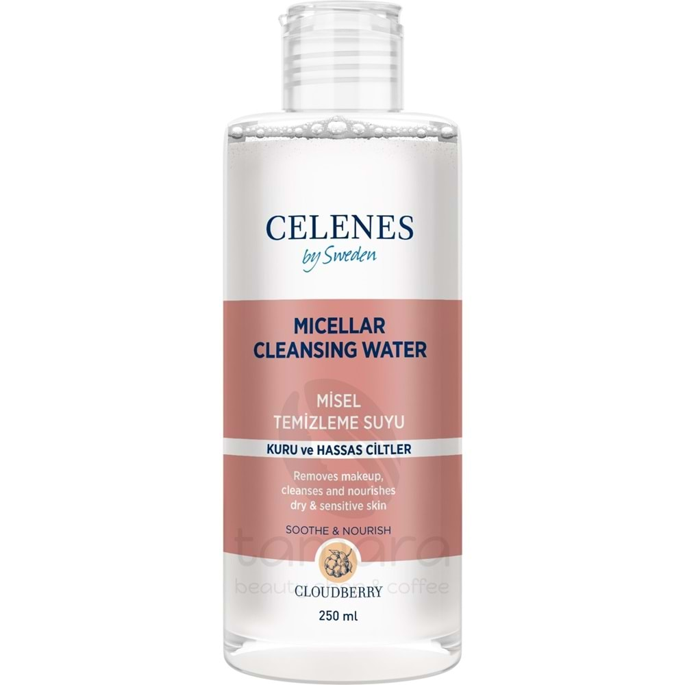 Celenes Cloudberry Misel Temızleme Suyu 250 ml Kuru - Hassas