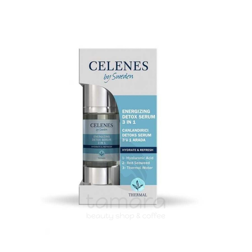 Celenes Thermal Detox Yüz Serum 3 İn 1 30 Ml