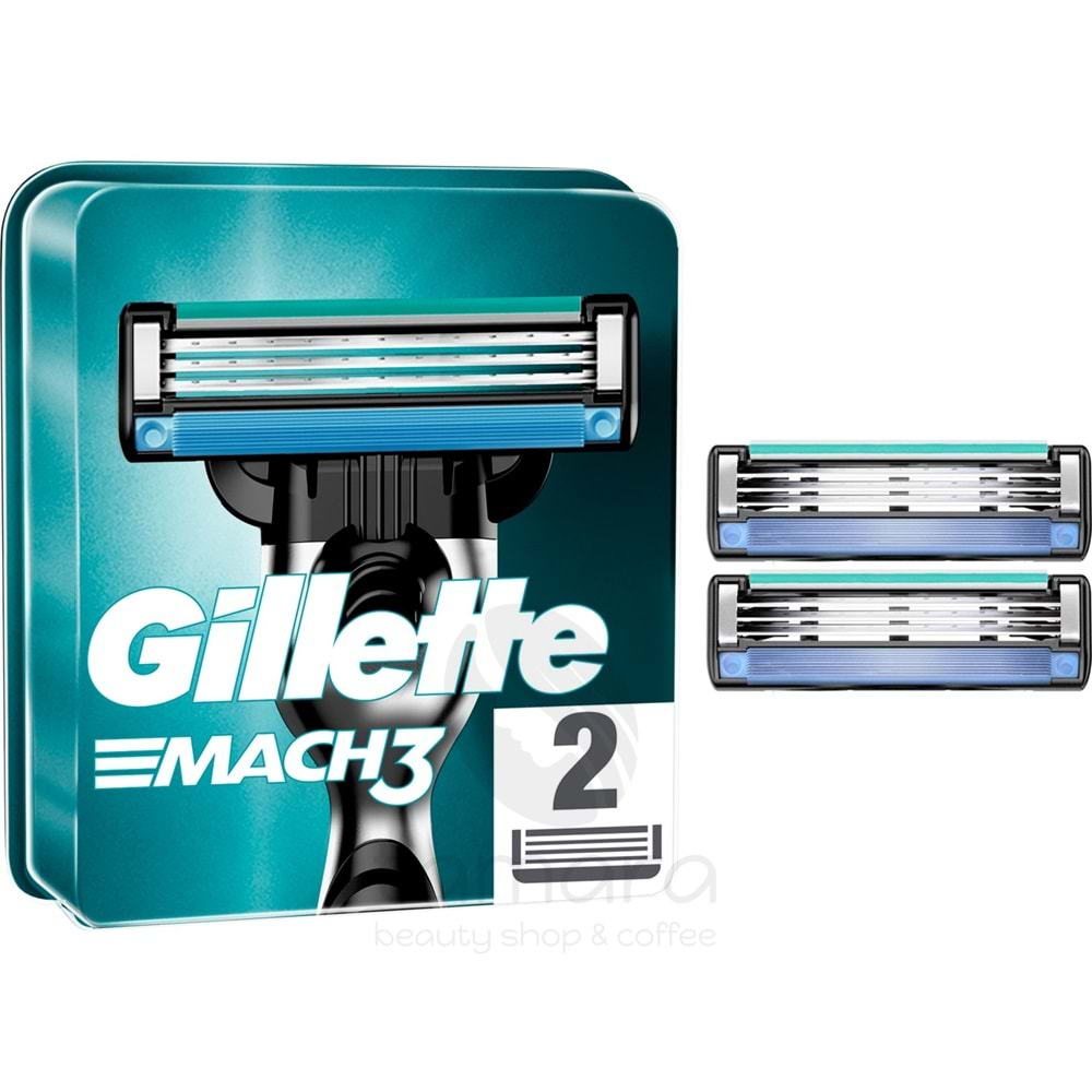 Gillette Mach3 Yedek Tıraş Bıçağı 2'li