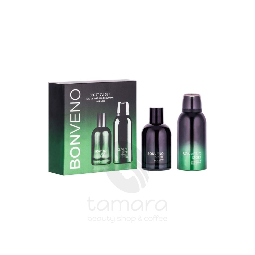 Bonveno Sport Edp 100 ml Erkek Parfümü ve 150 ml Erkek Deodorant Set