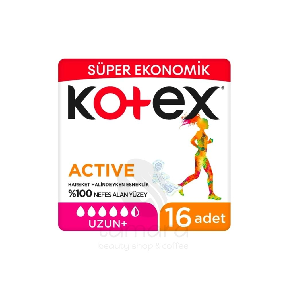 Kotex Süper Ekonomik Hijyenik Ped Ultra Active Uzun 16'lı