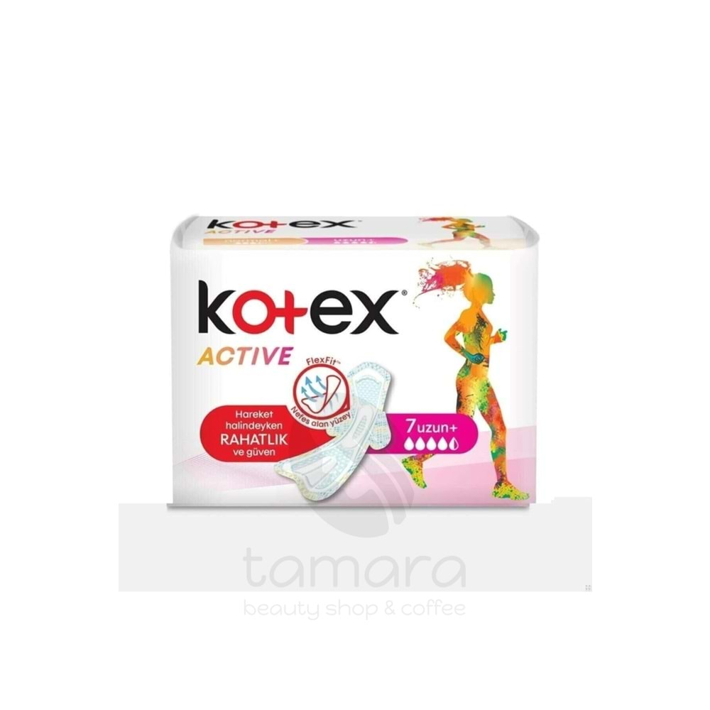 Kotex Active Single Uzun 7 Li Flexfit Hijyenik Ped