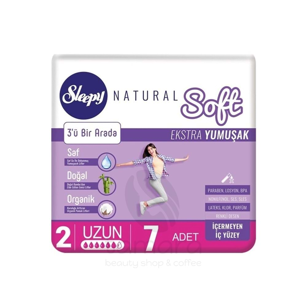 Sleepy Natural Soft Ekstra Yumuşak Uzun 7'li / No 2 /