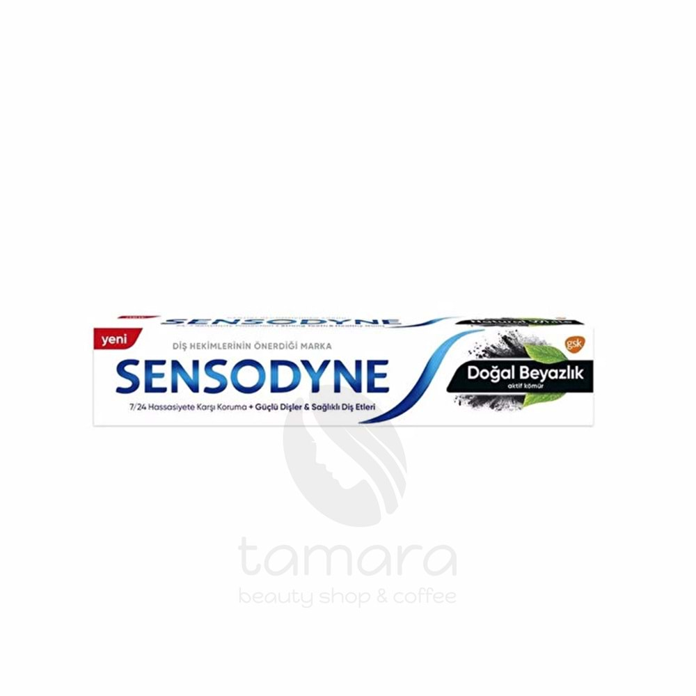 Sensodyne Diş Macunu Doğal Beyazlık Aktif Kömür 75 ml