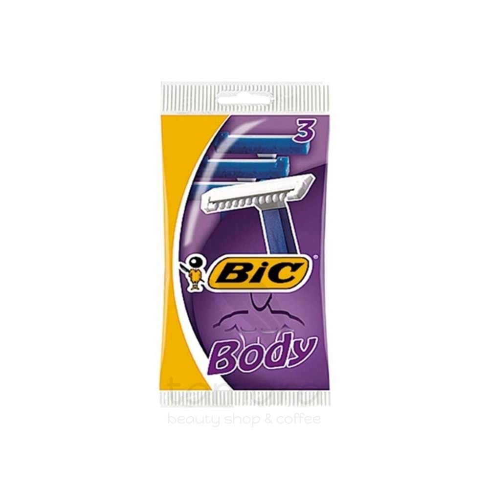 Bic Banyo Body Tıraş Bıçağı 3'lü Poşet