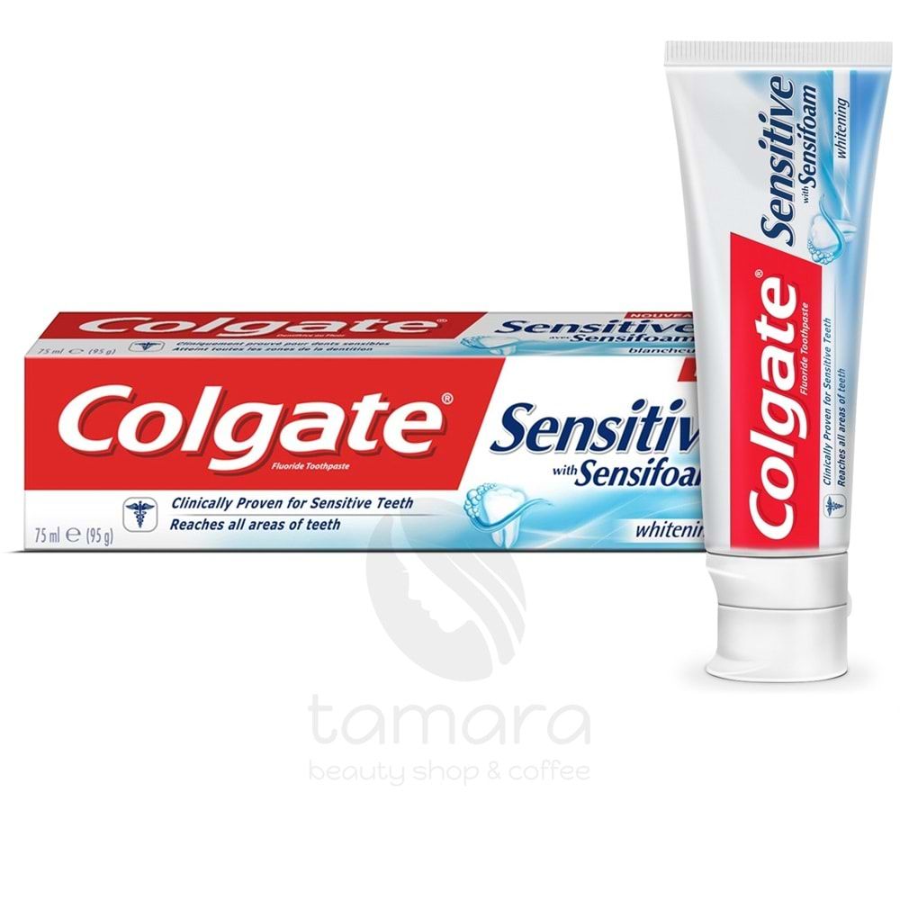 Colgate Sensitive Sensifoam Beyazlatıcı Diş Macunu 75 ml