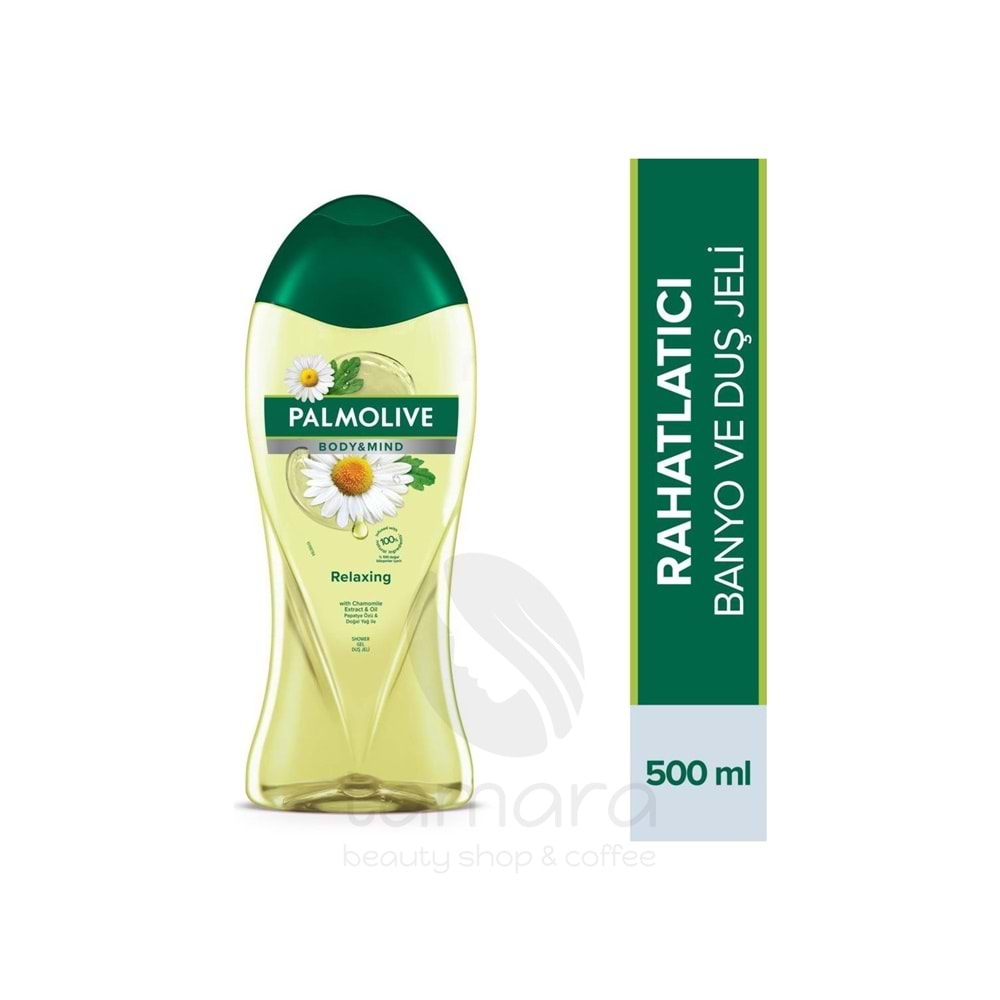 Palmolive Body & Mind Papatya Özü ve Doğal Yağ ile Rahatlatıcı Banyo ve Duş Jeli 500 ml