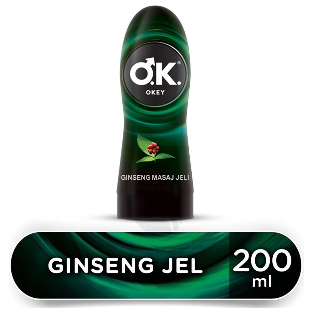 Okey Masaj Jeli Ginseng 200 ml